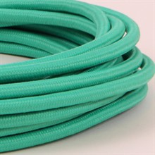 Hot green textile cable